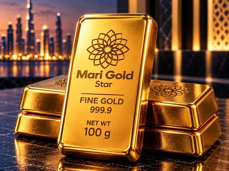 100g Minted Gold Bars