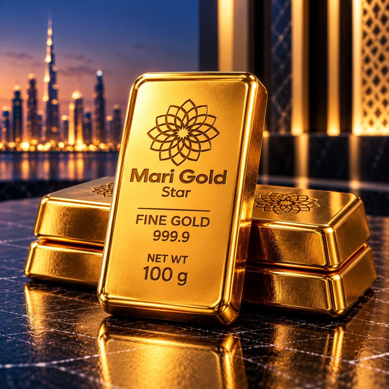 100g Gold Minted Bar