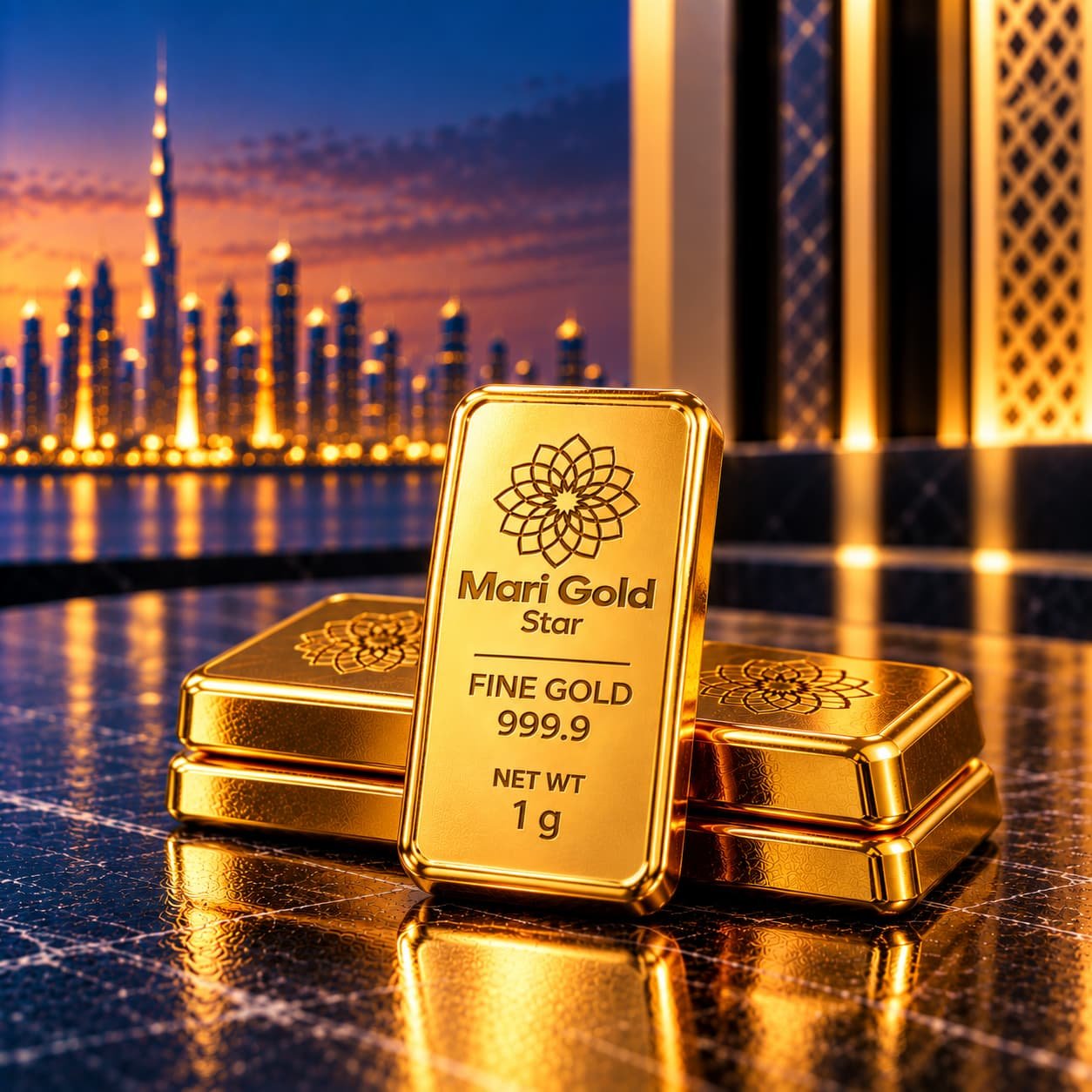 1g Gold Minted Ingot