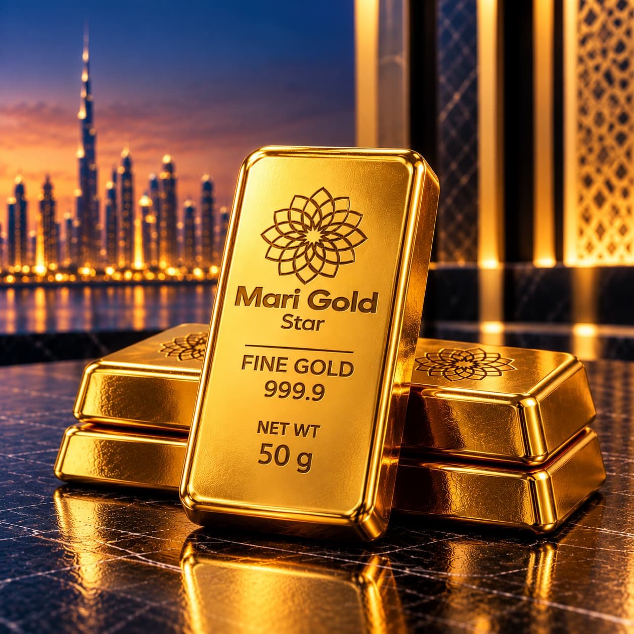 50g Gold Minted Bar