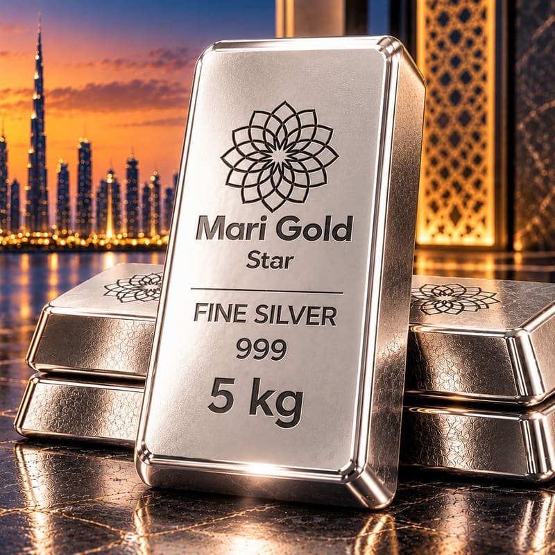 5 Kilo Silver Wholesale Bar